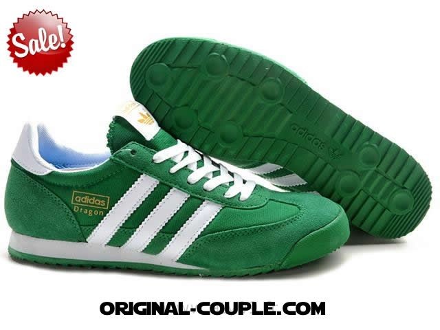 adidas dragon vert homme