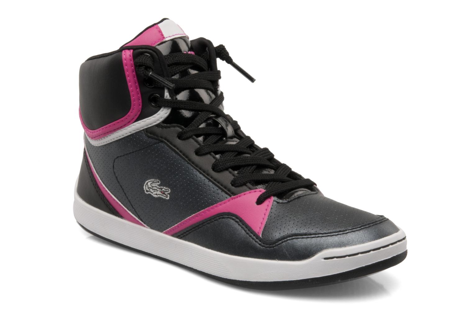 basket lacoste rouge femme