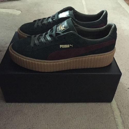 puma creepers bleu et vert
